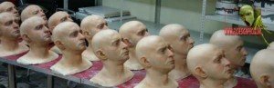 Портретные (точные копии) муляжи частей тела.